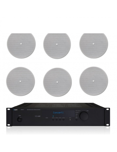 Impianto HIFI con 6 diffusori a incasso